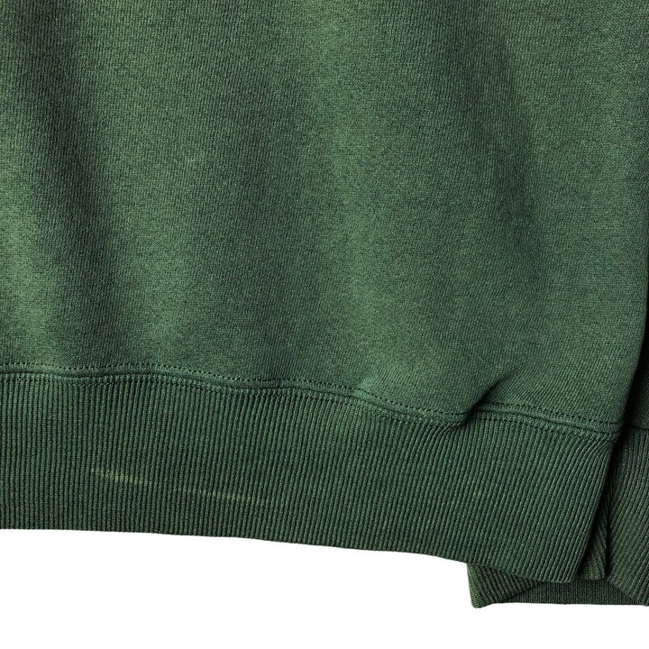 90s-00'S Lee plain blank sweatshirt, Made in USA, Men's XL unclear Green type dark green Vintage Second Hand