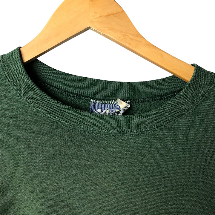 90s-00'S Lee plain blank sweatshirt, Made in USA, Men's XL unclear Green type dark green Vintage Second Hand