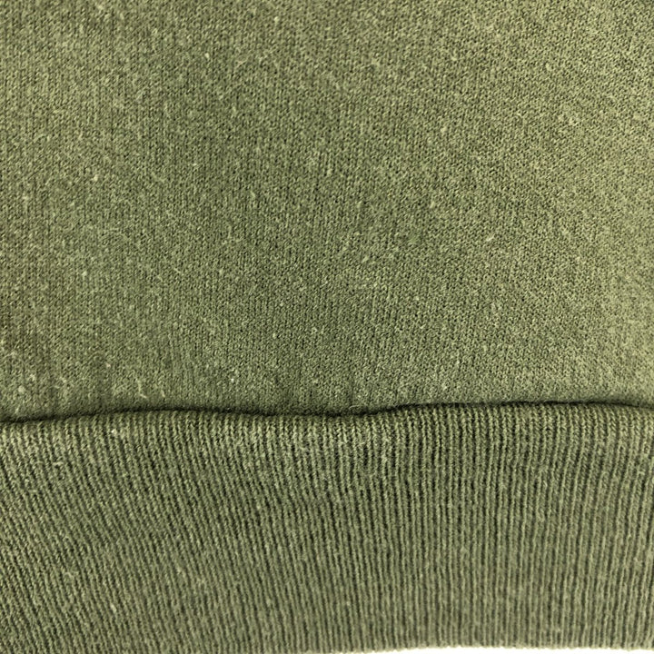 00'S Jerzees Plain Blank Sweatshirt Trainer Men's Size L cotton Khaki type Vintage Second Hand