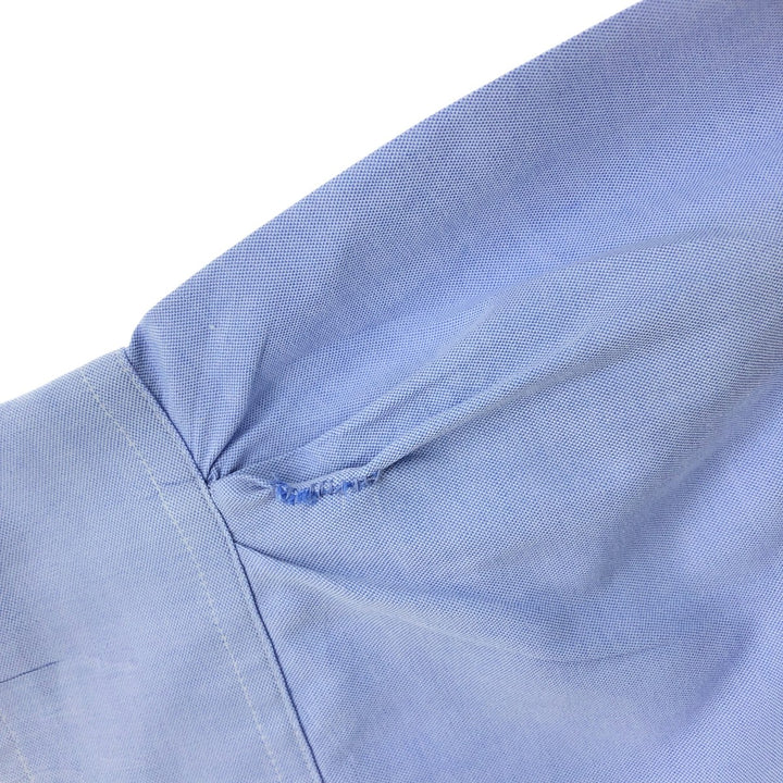 80s-90'S Brooks Brothers MAKERS Long Sleeve Button Down Shirt Made in USA Men's Size L Vintage cotton Blue type light blue Vintage Second Hand