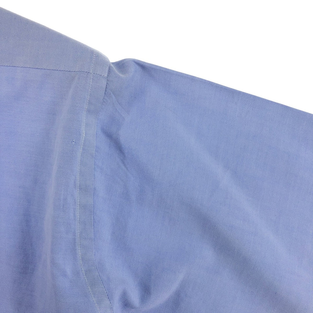 80s-90'S Brooks Brothers MAKERS Long Sleeve Button Down Shirt Made in USA Men's Size L Vintage cotton Blue type light blue Vintage Second Hand