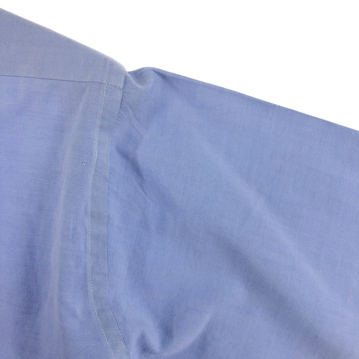 80s-90'S Brooks Brothers MAKERS Long Sleeve Button Down Shirt Made in USA Men's Size L Vintage cotton Blue type light blue Vintage Second Hand