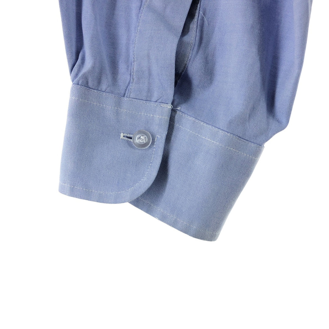 80s-90'S Brooks Brothers MAKERS Long Sleeve Button Down Shirt Made in USA Men's Size L Vintage cotton Blue type light blue Vintage Second Hand