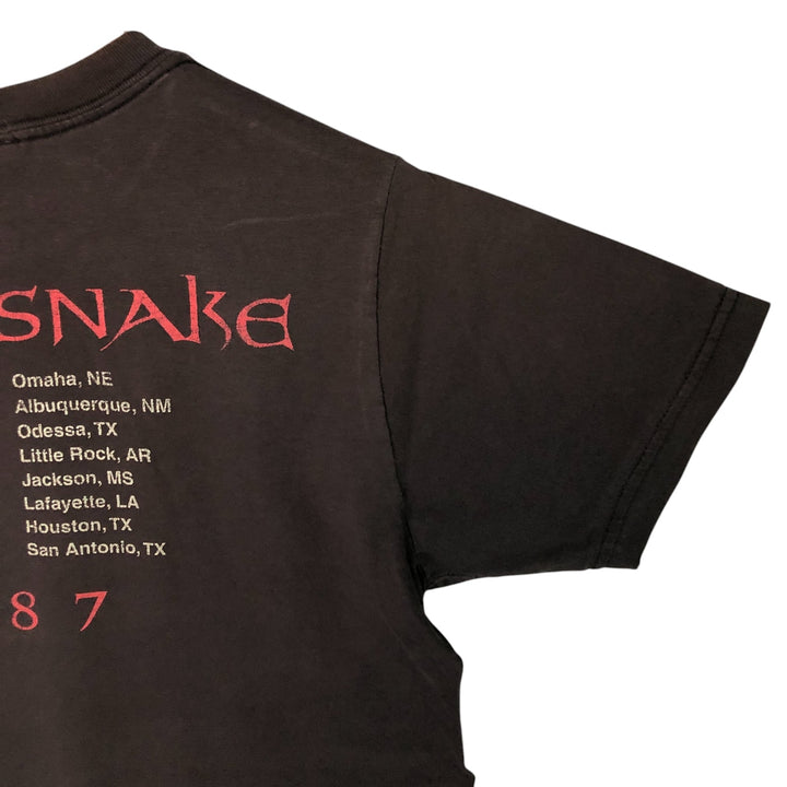 Winterland WHITESNAKE Whitesnake Band T-shirt, Band T, Women's Size S cotton black type Vintage Second Hand