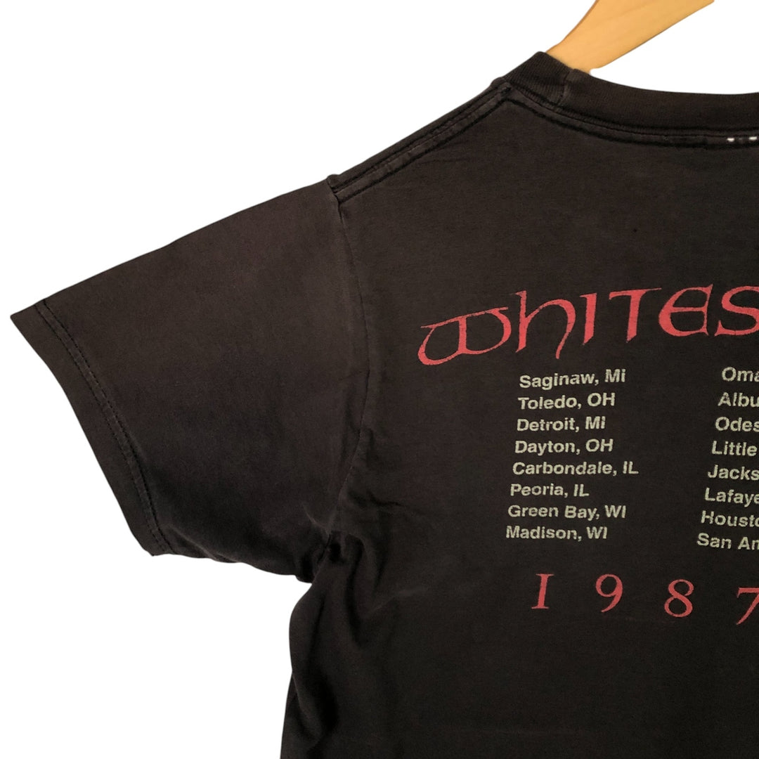 Winterland WHITESNAKE Whitesnake Band T-shirt, Band T, Women's Size S cotton black type Vintage Second Hand