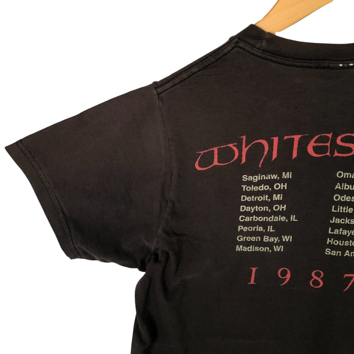 Winterland WHITESNAKE Whitesnake Band T-shirt, Band T, Women's Size S cotton black type Vintage Second Hand