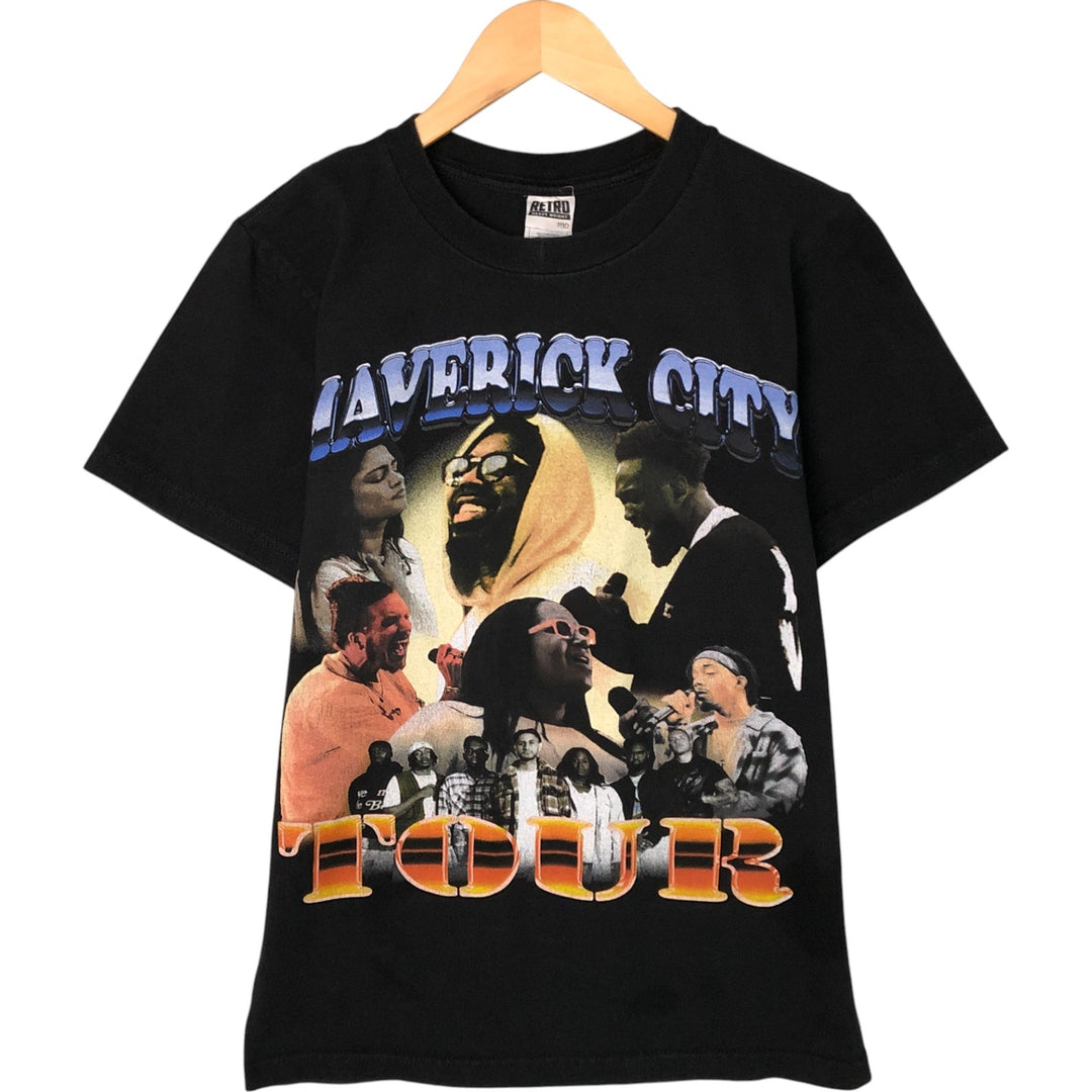 SHAKA WEAR MARVERICK CITY MUSIC Band T-shirt, Band T, Women's Size S cotton black type Vintage Second Hand