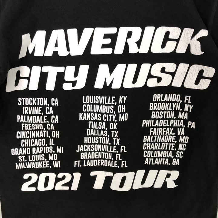 SHAKA WEAR MARVERICK CITY MUSIC Band T-shirt, Band T, Women's Size S cotton black type Vintage Second Hand