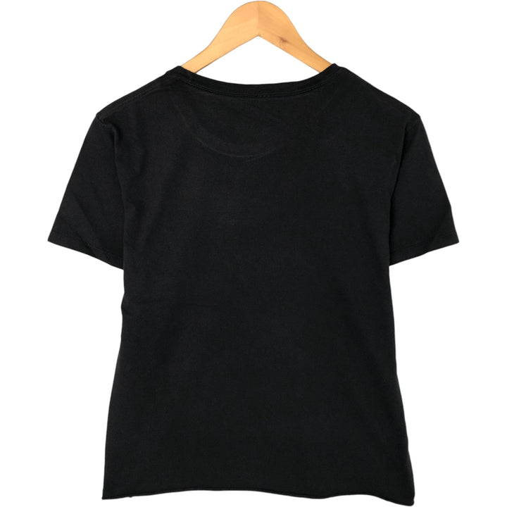 ZION ROOTSWEAR BOB MARLEY Bob Marley Cut-off Band T-Shirt Band T Women's L size cotton black type Vintage Second Hand