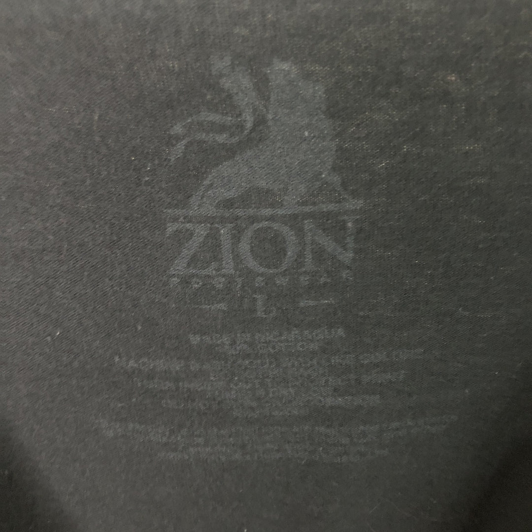 ZION ROOTSWEAR BOB MARLEY Bob Marley Cut-off Band T-Shirt Band T Women's L size cotton black type Vintage Second Hand