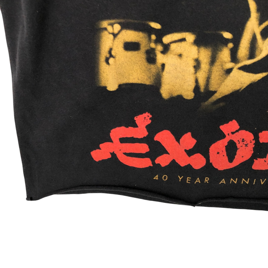 ZION ROOTSWEAR BOB MARLEY Bob Marley Cut-off Band T-Shirt Band T Women's L size cotton black type Vintage Second Hand