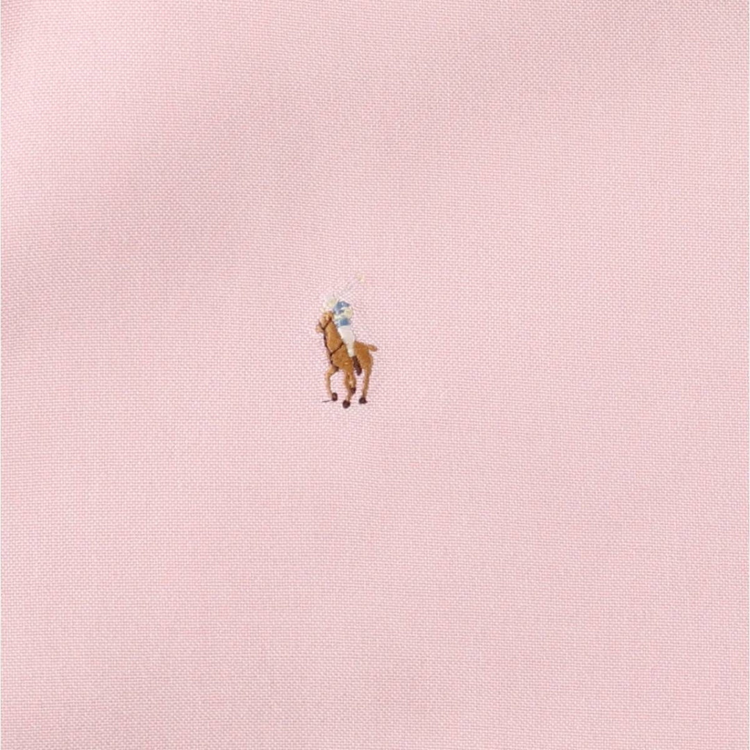 Ralph Lauren RALPH LAUREN long sleeve button-down shirt, women's size XL cotton pink type Vintage Second Hand