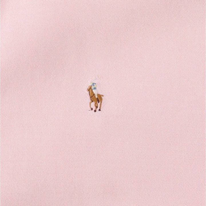 Ralph Lauren RALPH LAUREN long sleeve button-down shirt, women's size XL cotton pink type Vintage Second Hand