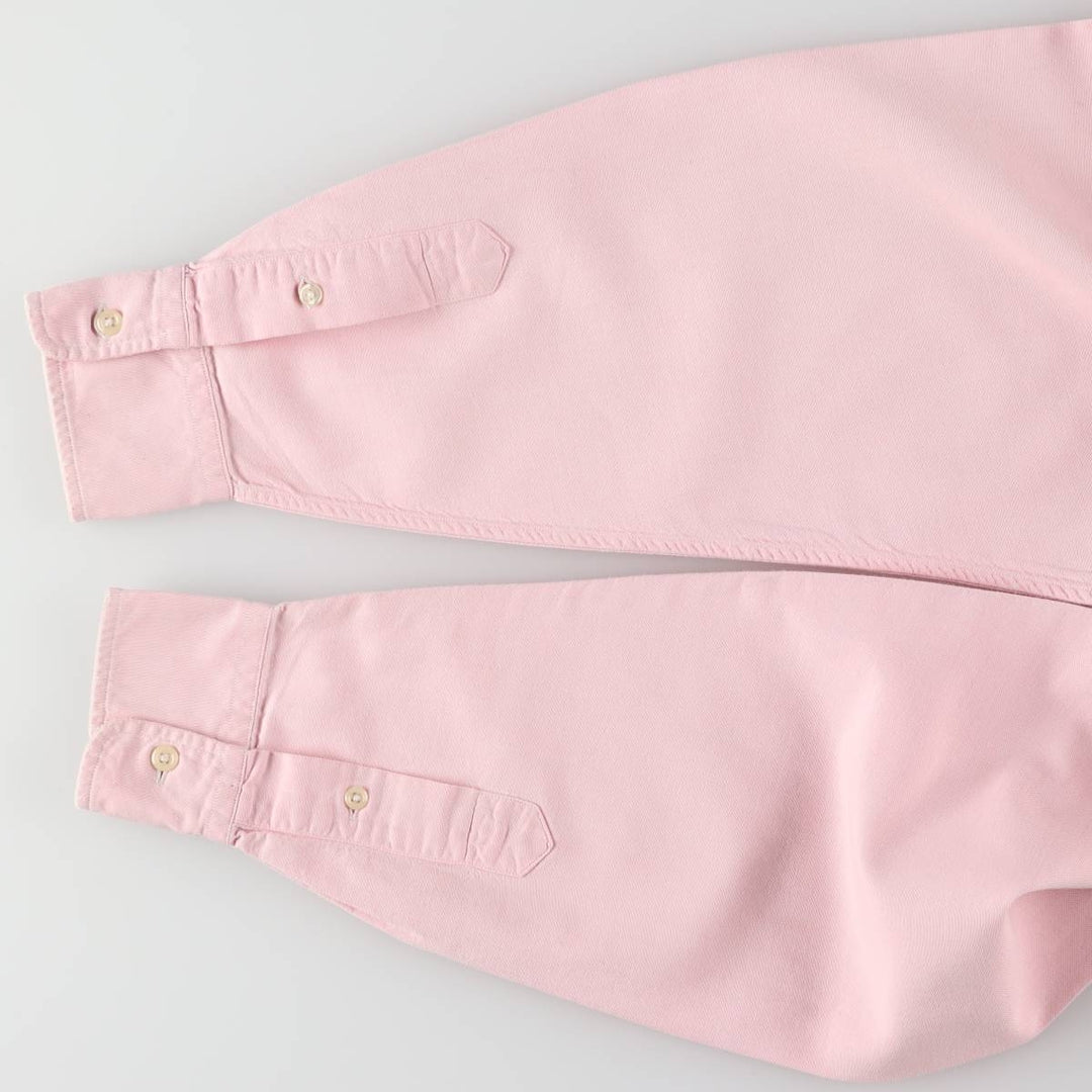 Ralph Lauren RALPH LAUREN long sleeve button-down shirt, women's size XL cotton pink type Vintage Second Hand