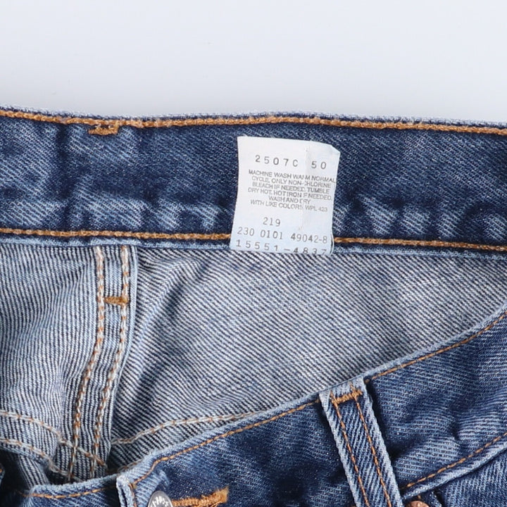 00'S Levi's 550 Relaxed Fit Tapered Leg Tapered Denim Pants Women's L (w28) cotton blue type Vintage Second Hand