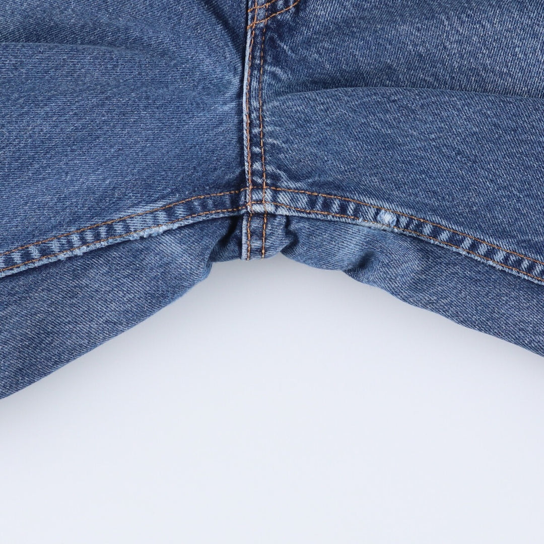 00'S Levi's 550 Relaxed Fit Tapered Leg Tapered Denim Pants Women's L (w28) cotton blue type Vintage Second Hand
