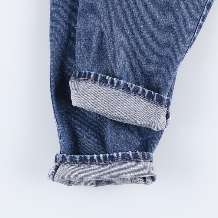 00'S Levi's 550 Relaxed Fit Tapered Leg Tapered Denim Pants Women's L (w28) cotton blue type Vintage Second Hand