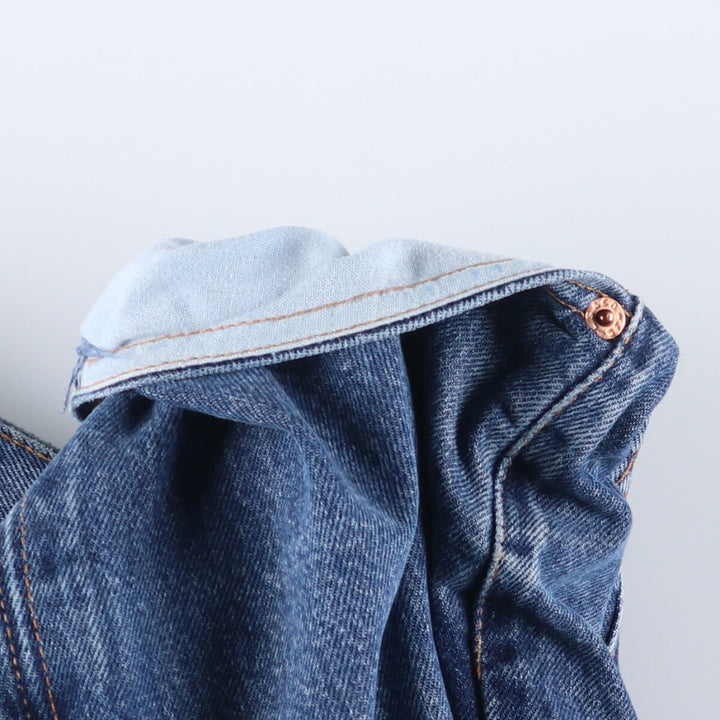 00'S Levi's 550 Relaxed Fit Tapered Leg Tapered Denim Pants Women's L (w28) cotton blue type Vintage Second Hand