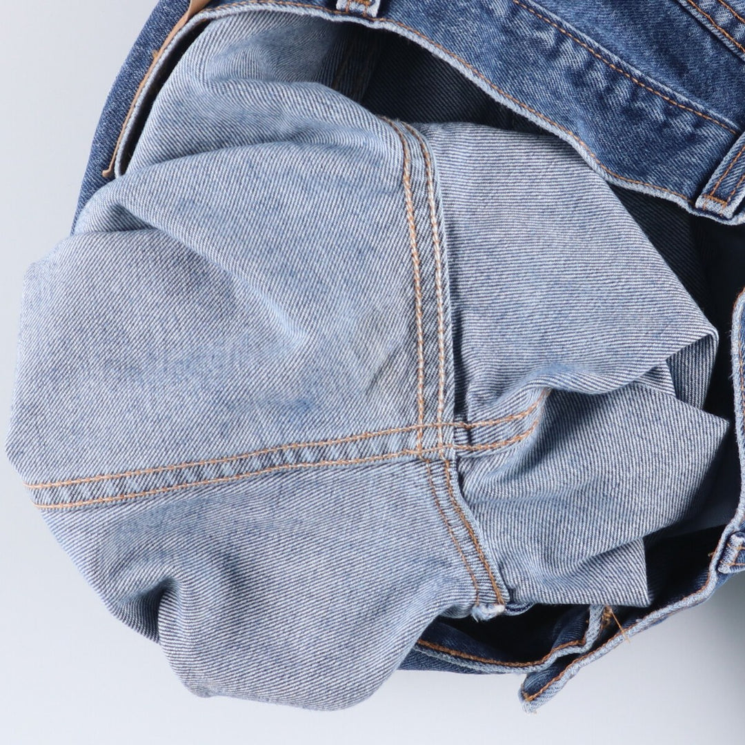 00'S Levi's 550 Relaxed Fit Tapered Leg Tapered Denim Pants Women's L (w28) cotton blue type Vintage Second Hand