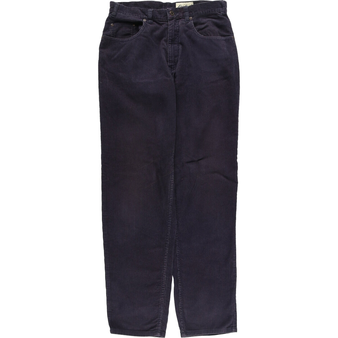 90s-00'S Eddie Bauer Corduroy Pants Men's Size W31 cotton navy blue type Vintage Second Hand