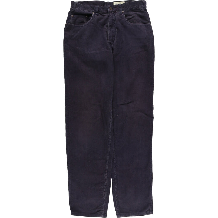 90s-00'S Eddie Bauer Corduroy Pants Men's Size W31 cotton navy blue type Vintage Second Hand