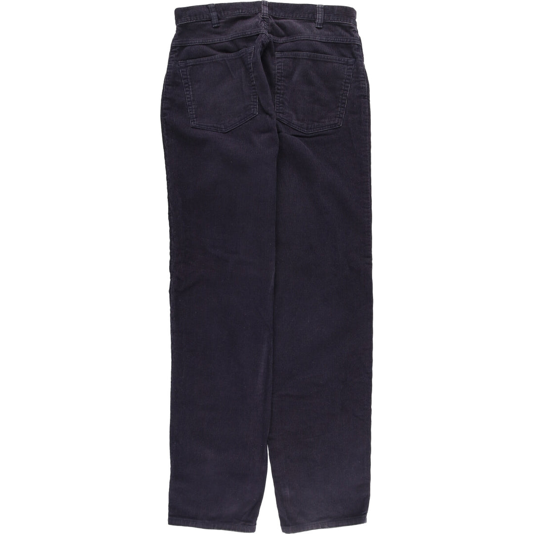 90s-00'S Eddie Bauer Corduroy Pants Men's Size W31 cotton navy blue type Vintage Second Hand