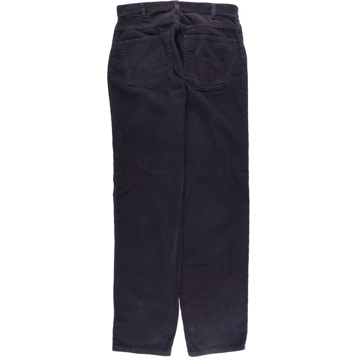 90s-00'S Eddie Bauer Corduroy Pants Men's Size W31 cotton navy blue type Vintage Second Hand