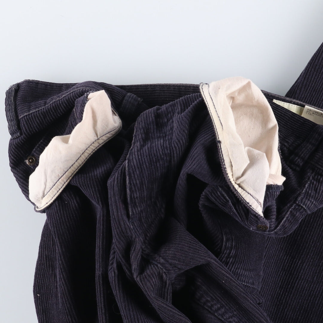 90s-00'S Eddie Bauer Corduroy Pants Men's Size W31 cotton navy blue type Vintage Second Hand