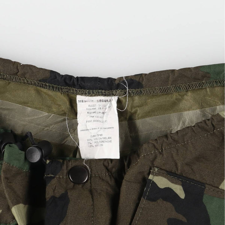 Civilian Camouflage Pattern Woodland Camo Double Knee Military Pants MEDIUM others Khaki type Vintage Second Hand