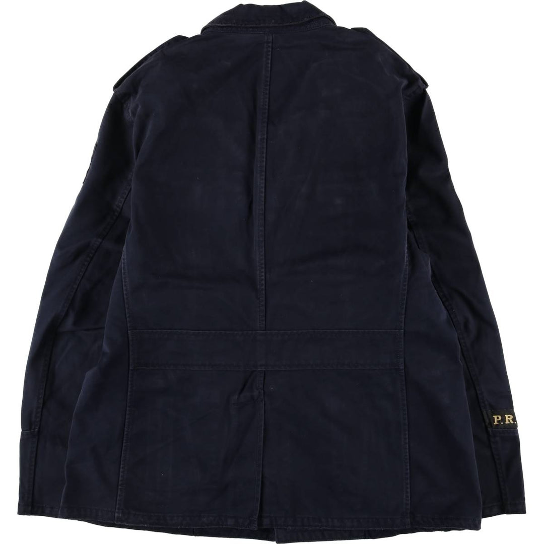 Ralph Lauren POLO by Ralph Lauren Military Field Jacket Men's XL cotton navy blue type Vintage Second Hand