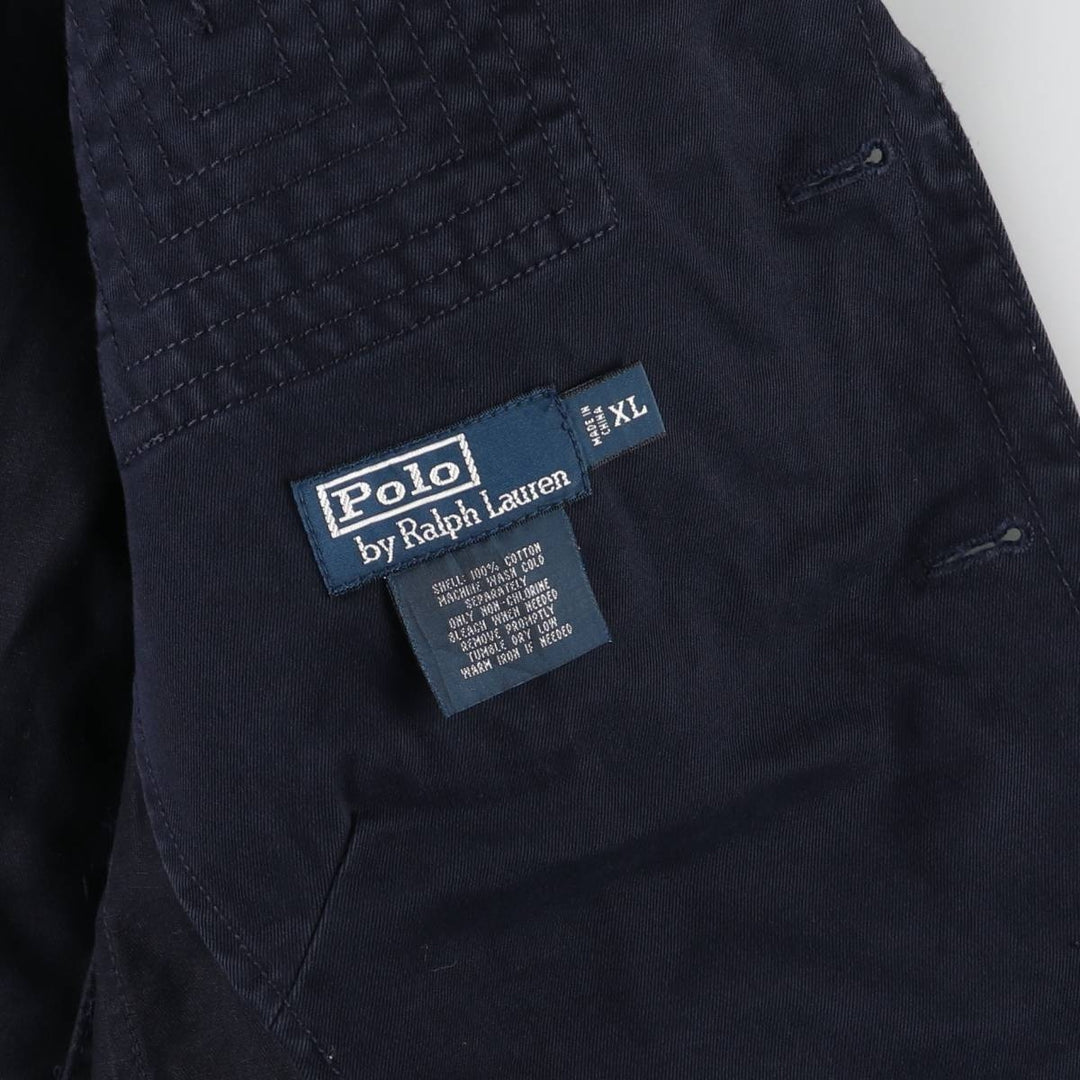 Ralph Lauren POLO by Ralph Lauren Military Field Jacket Men's XL cotton navy blue type Vintage Second Hand
