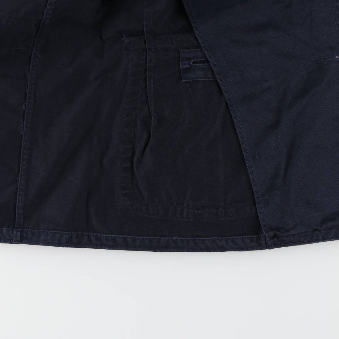 Ralph Lauren POLO by Ralph Lauren Military Field Jacket Men's XL cotton navy blue type Vintage Second Hand