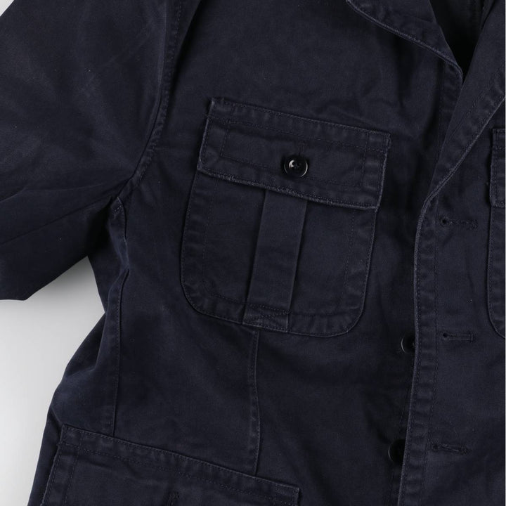 Ralph Lauren POLO by Ralph Lauren Military Field Jacket Men's XL cotton navy blue type Vintage Second Hand