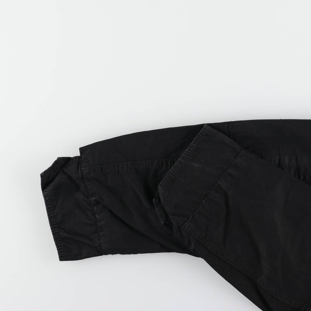 SCHOTT Military Field Jacket Men's XL cotton black type Vintage Second Hand