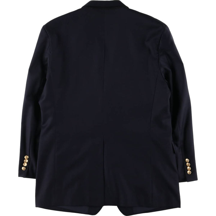 Ralph Lauren LAUREN Navy blazer, tailored jacket, men's size M wool navy blue type Vintage Second Hand