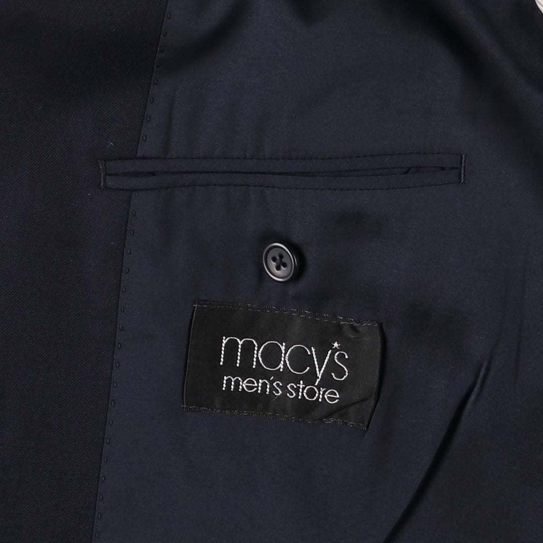 Ralph Lauren LAUREN Navy blazer, tailored jacket, men's size M wool navy blue type Vintage Second Hand