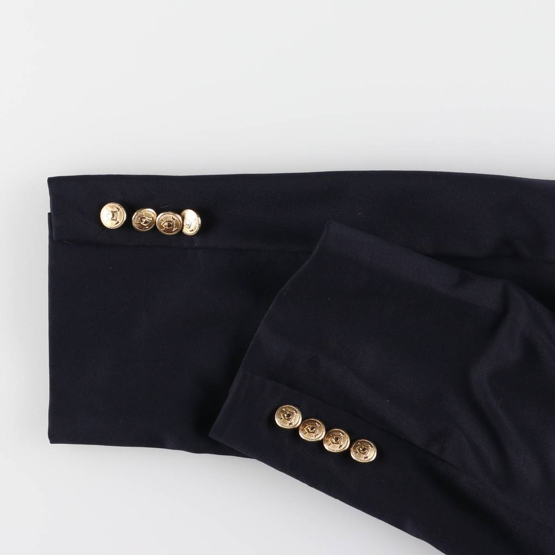 Ralph Lauren LAUREN Navy blazer, tailored jacket, men's size M wool navy blue type Vintage Second Hand