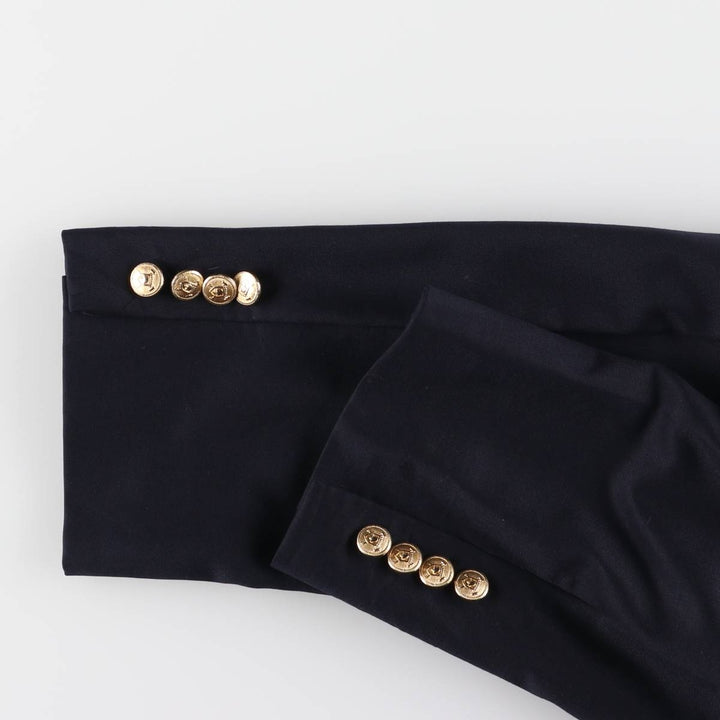 Ralph Lauren LAUREN Navy blazer, tailored jacket, men's size M wool navy blue type Vintage Second Hand