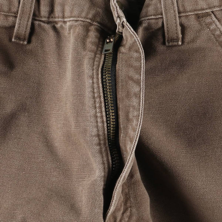 00'S Carhartt Painted Duck Painter Pants Men's W34 equivalent cotton brown type Vintage Second Hand