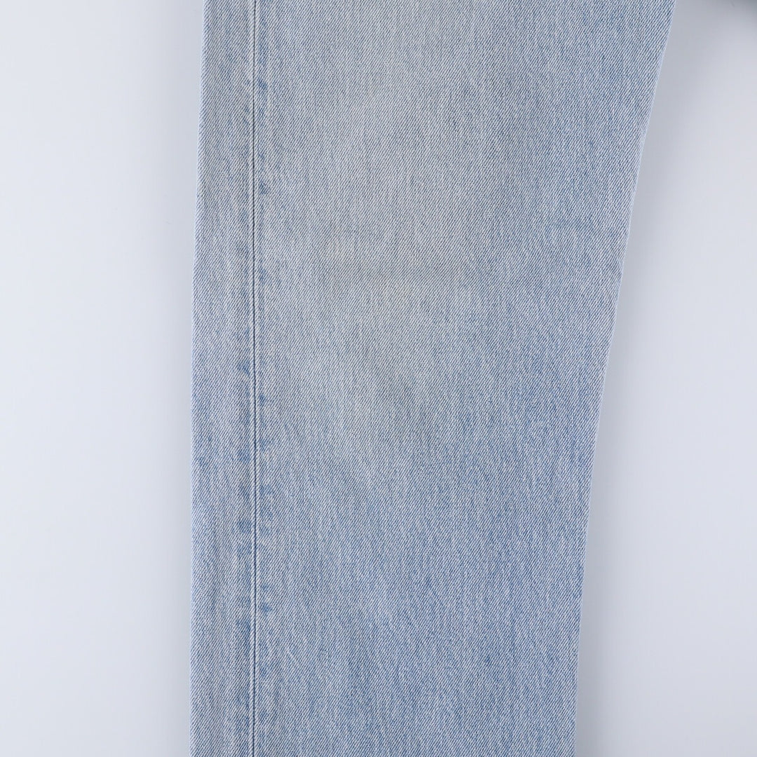 90'S Levi's 501 Euro model straight denim pants for men, W33 equivalent, vintage cotton blue type Vintage Second Hand
