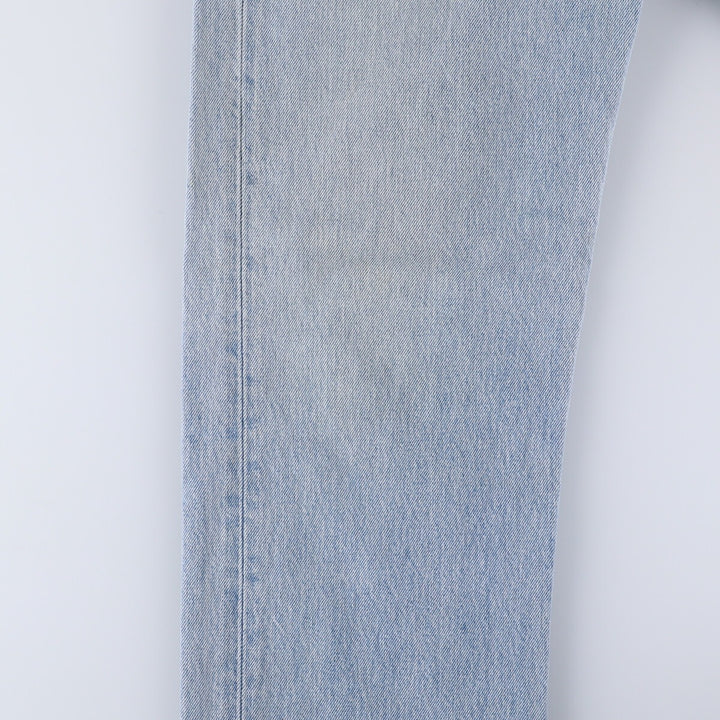 90'S Levi's 501 Euro model straight denim pants for men, W33 equivalent, vintage cotton blue type Vintage Second Hand