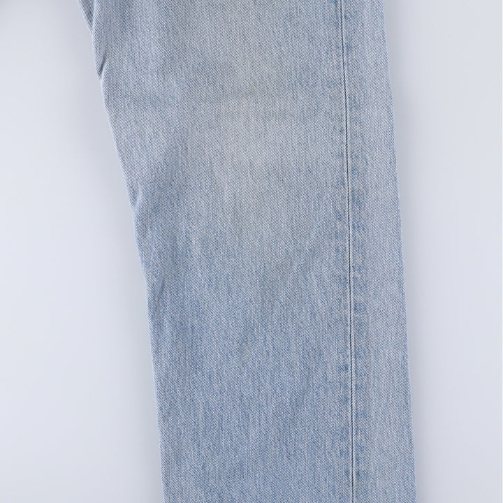 90'S Levi's 501 Euro model straight denim pants for men, W33 equivalent, vintage cotton blue type Vintage Second Hand