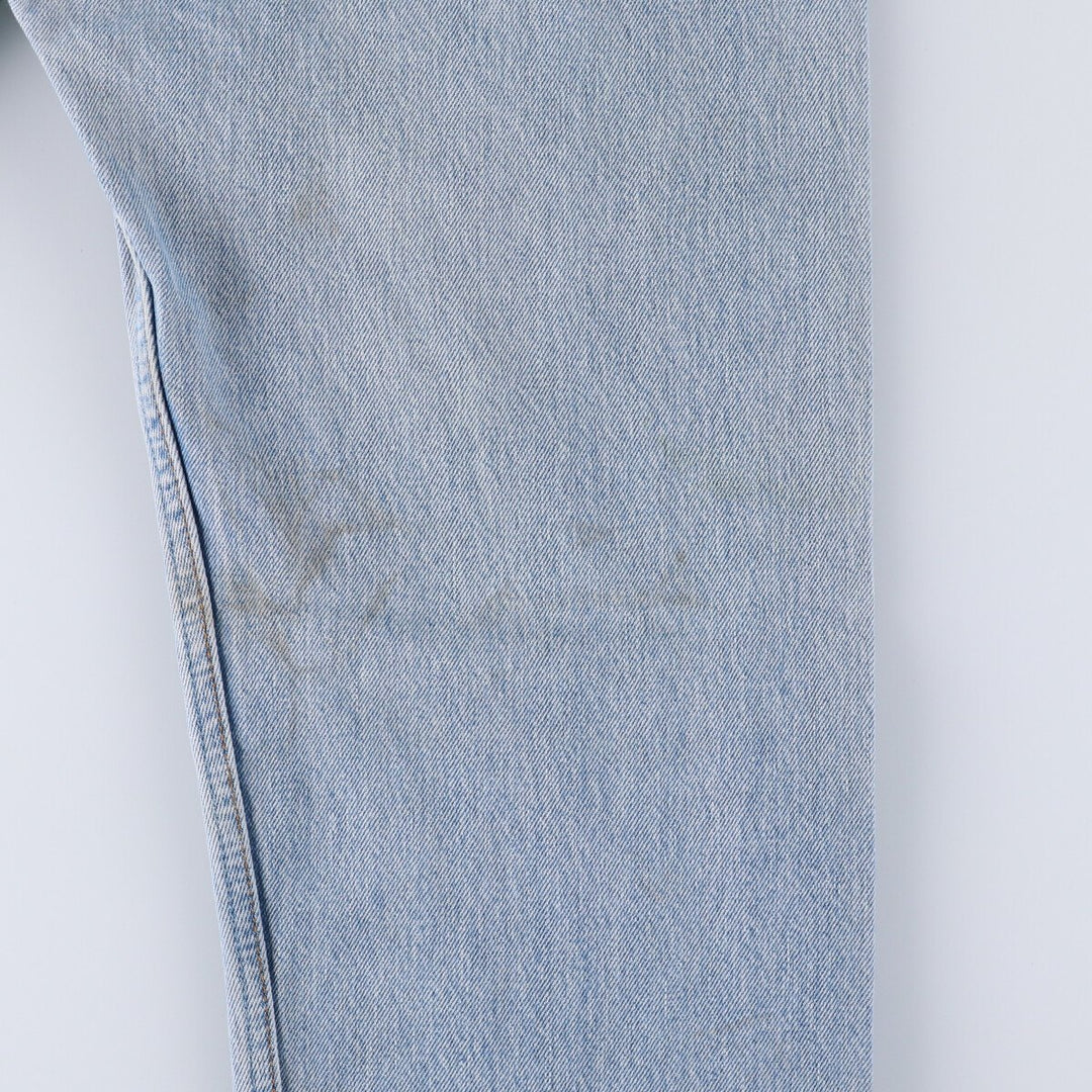 90'S Levi's 501 Euro model straight denim pants for men, W33 equivalent, vintage cotton blue type Vintage Second Hand