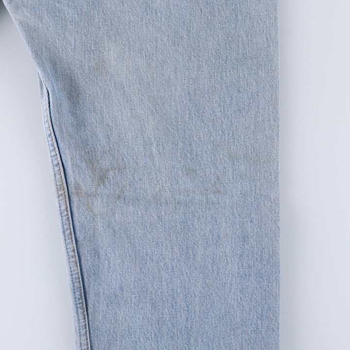 90'S Levi's 501 Euro model straight denim pants for men, W33 equivalent, vintage cotton blue type Vintage Second Hand