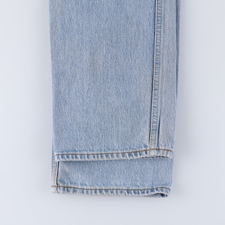 90'S Levi's 501 Euro model straight denim pants for men, W33 equivalent, vintage cotton blue type Vintage Second Hand