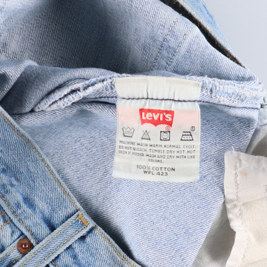 00'S Levi's 501-0134 Straight Denim Pants for Men, Size W34 cotton blue type Vintage Second Hand