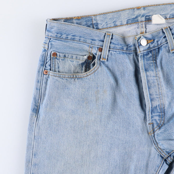 00'S Levi's 501-0134 Straight Denim Pants for Men, Size W34 cotton blue type Vintage Second Hand