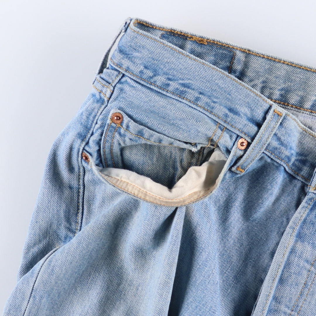 00'S Levi's 501-0134 Straight Denim Pants for Men, Size W34 cotton blue type Vintage Second Hand