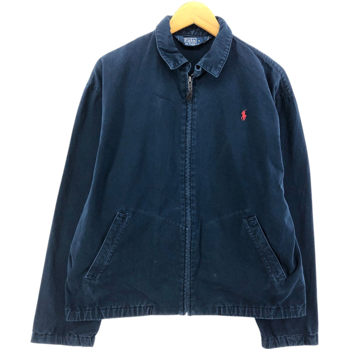 Ralph Lauren POLO by Ralph Lauren Swing Top Sports Jacket Men's M cotton navy blue type Vintage Second Hand