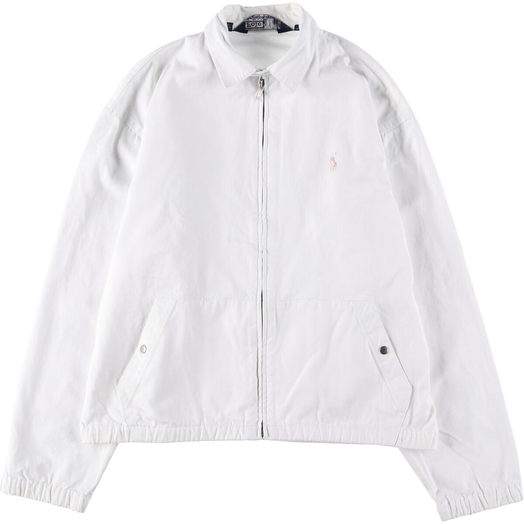 Ralph Lauren POLO by Ralph Lauren Swing Top Sports Jacket Men's M cotton white type Vintage Second Hand